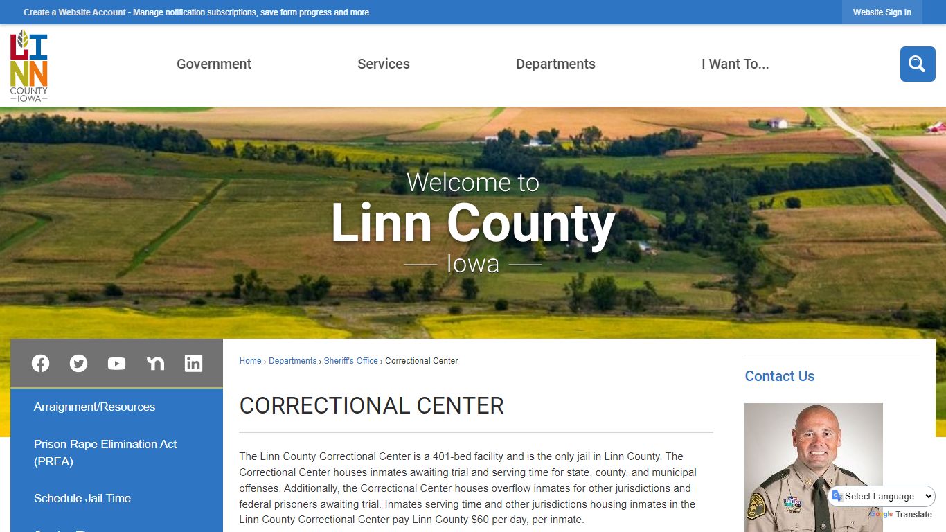 Correctional Center | Linn County, IA - Official Website