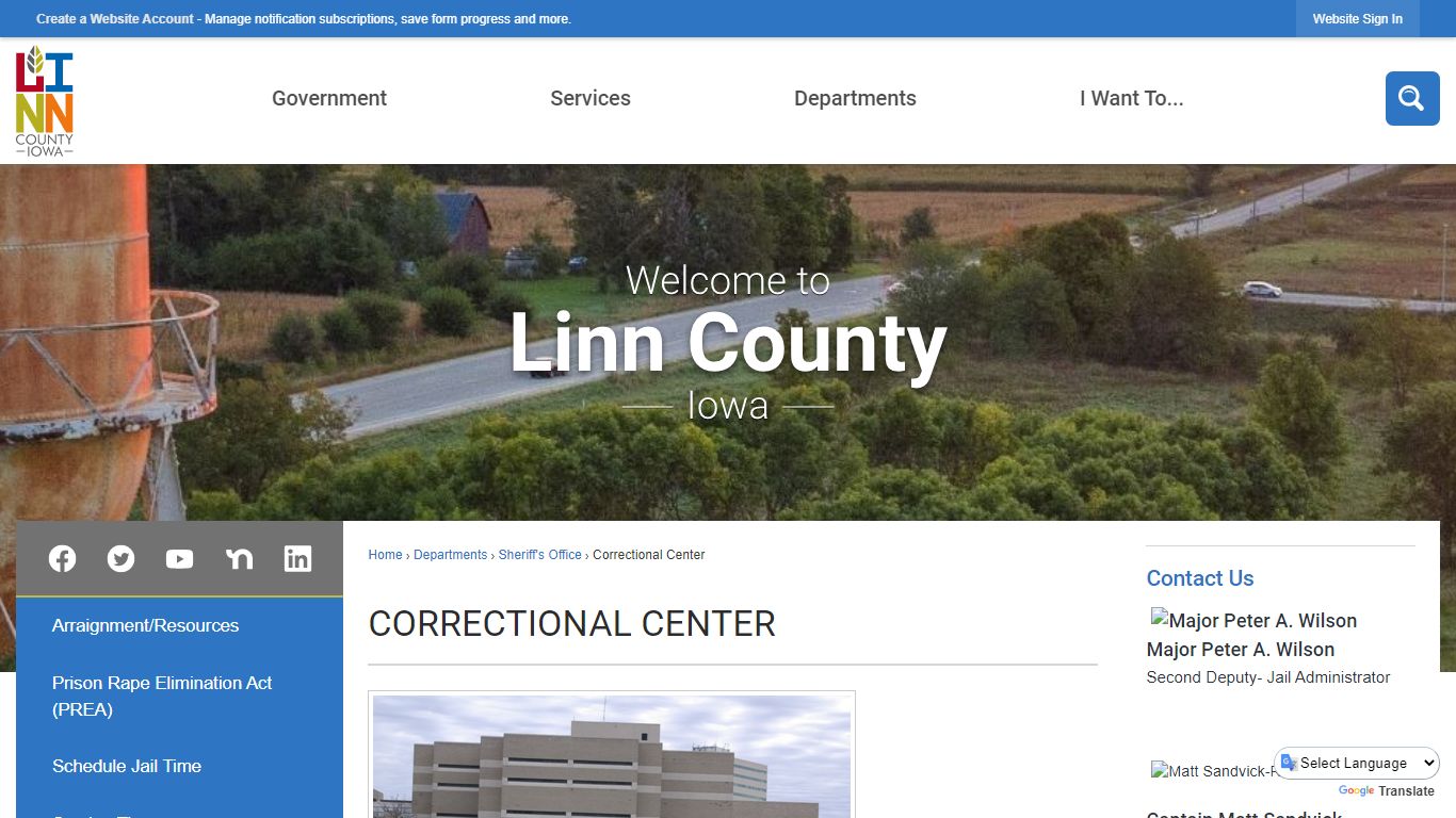 Correctional Center | Linn County, IA - Official Website